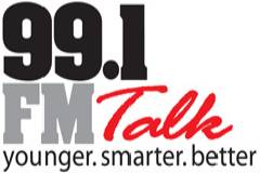 99.1 FM Talk Logo
