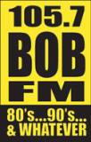 105.7 Bob FM Logo