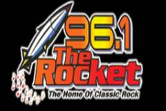 96.1 The Rocket Logo